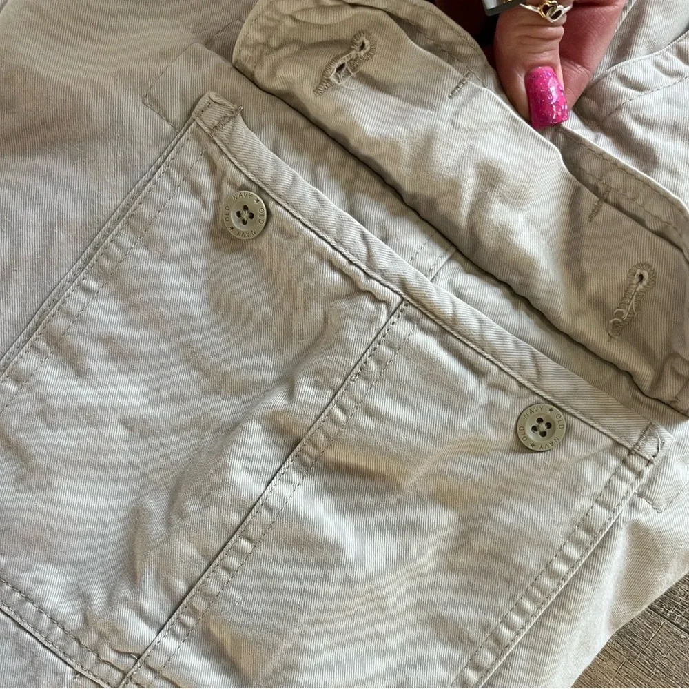 Old Navy Men's Beige Cargo Pants - Casual Utility Style Size 29x30 GUC